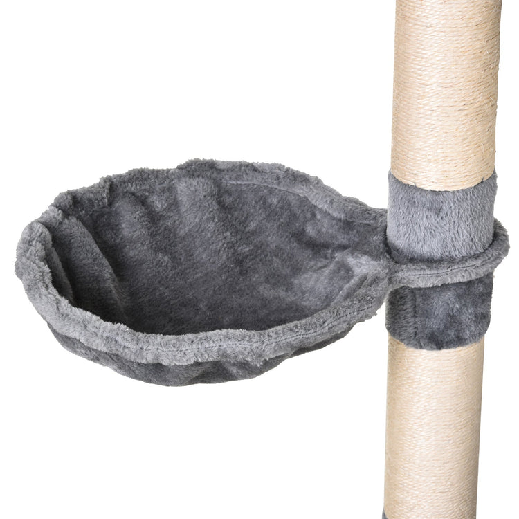 PawHut Cat Tree for Indoor Cats Condo Tower Multi-level Height 150CM Kittens Activity Stand House with Toys & Various Scratching Posts