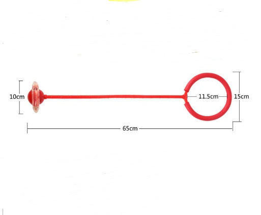 Flashing LED Flash Jumping Ring Dancing Ball Glowing Fitness Training Outdoor Sports