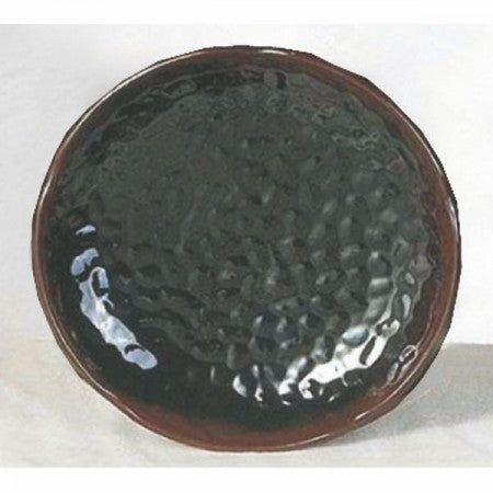 Tenmoku Lotus Shaped Melamine Plate 6" / 150mm - Dozen