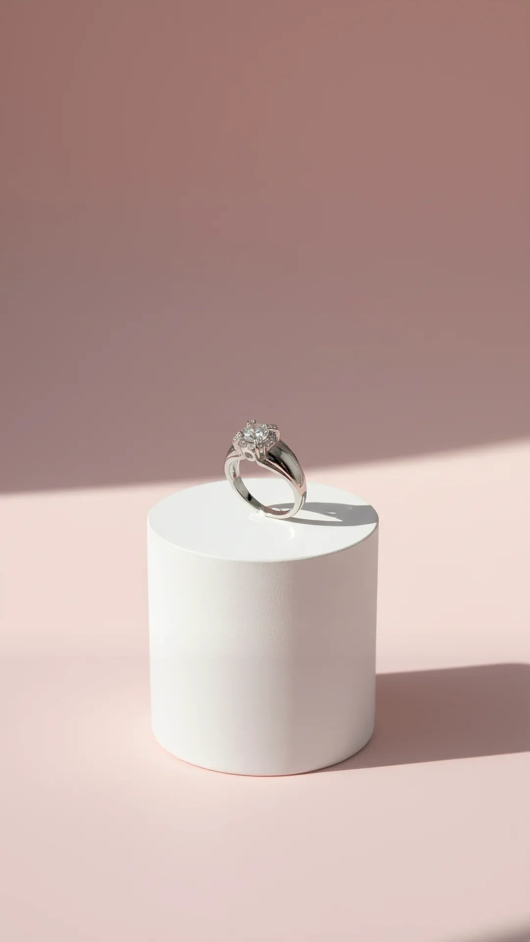 Round Cut Solitaire Crystal Ring Box set of 12