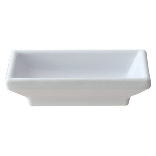 Classic Rectangular Melamine Sauce Dish 95mm x 65mm - Pack of 12