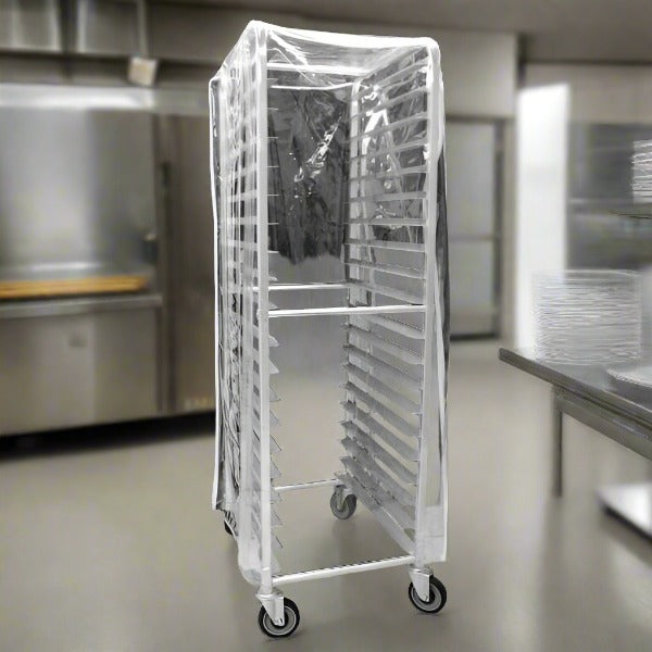 Clear Plastic Cover For 20 Tier Pan Rack Trolly