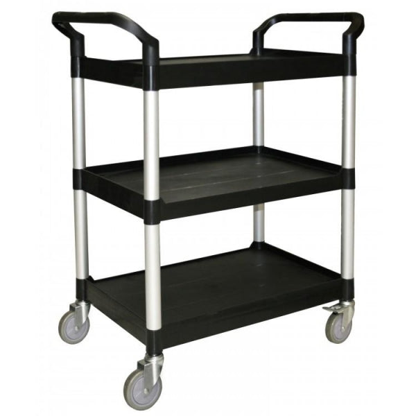 3 Tier Black Bus Cart Trolly