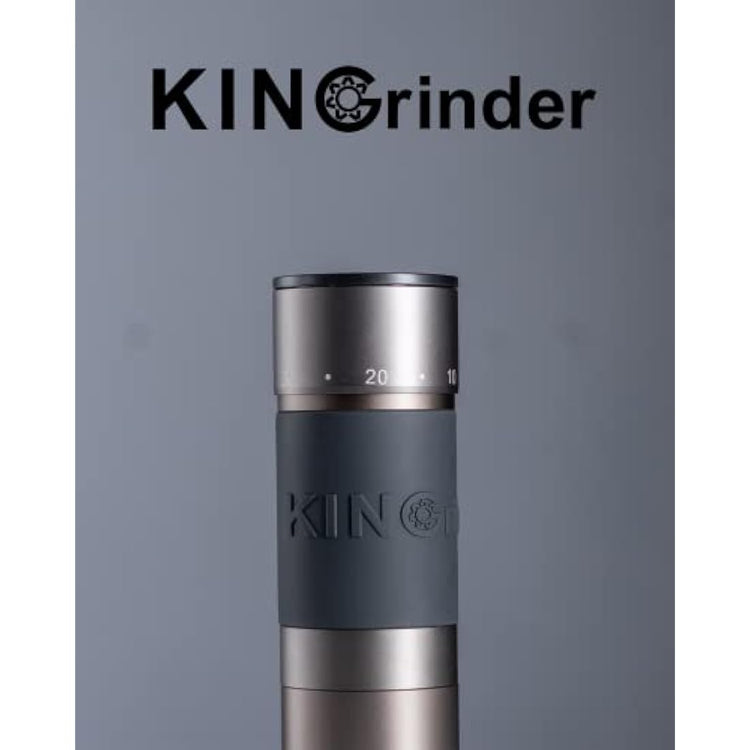 【Famous KOL Recommended】 KINGrinder K6 Manual Hand Coffee Grinder with Straight Handle for French Press, Drip, Espresso with Assembly Consistency Stainless Steel Conical Burr Mill, 35g Capacity