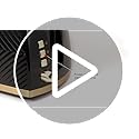 Russell Hobbs Groove 2 Slice Toaster (High Lift, Extra Wide Slots, 6 Browning levels, Frozen/Cancel/Reheat function - Illuminated buttons, Removable crumb tray, 850W, Black, Brushed gold accents)26390
