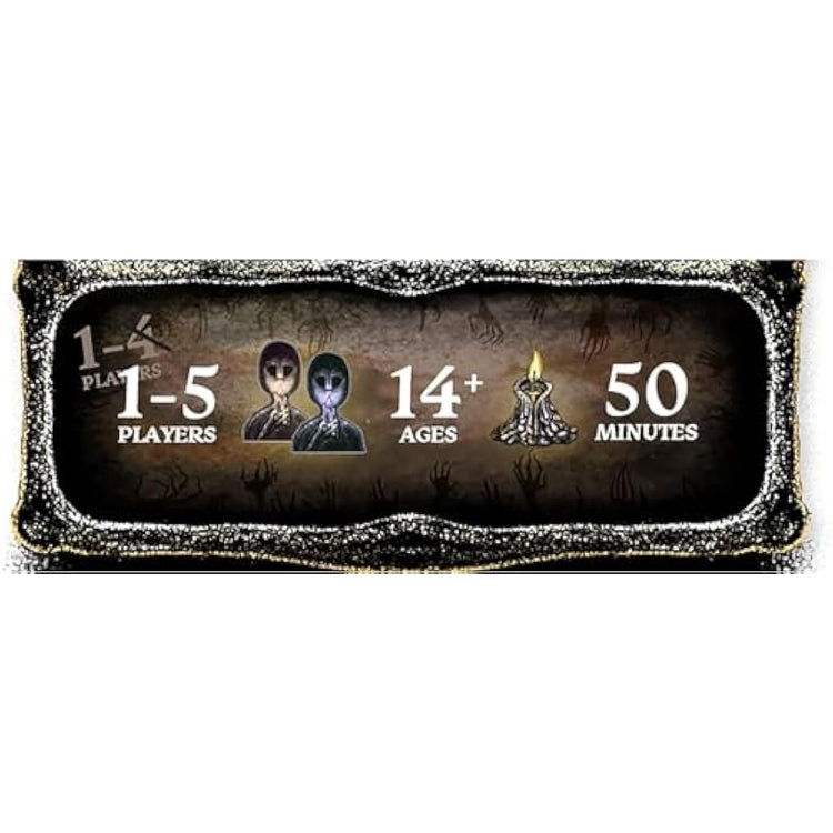The Night Cage, by Smirk and Dagger, a Spooky Cooperative Strategy game, 1-5 Players lost in a Dark Maze with only a Candle, Fun Horror Themed Tile Laying and Perfect for Game Night, Adults, Teens 14+