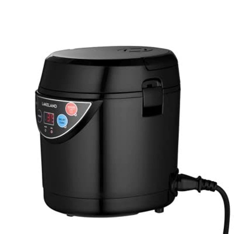 Lakeland 2 Portion Mini Electric Rice Cooker 500ml Non-Stick Pan White Or Brown Rice & Porridge