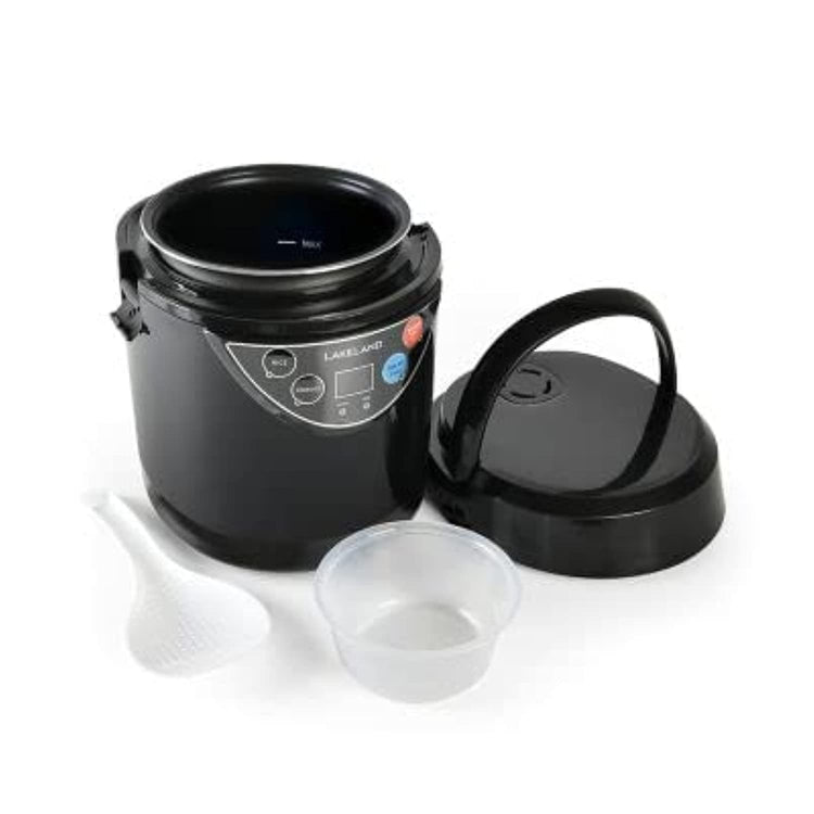 Lakeland 2 Portion Mini Electric Rice Cooker 500ml Non-Stick Pan White Or Brown Rice & Porridge