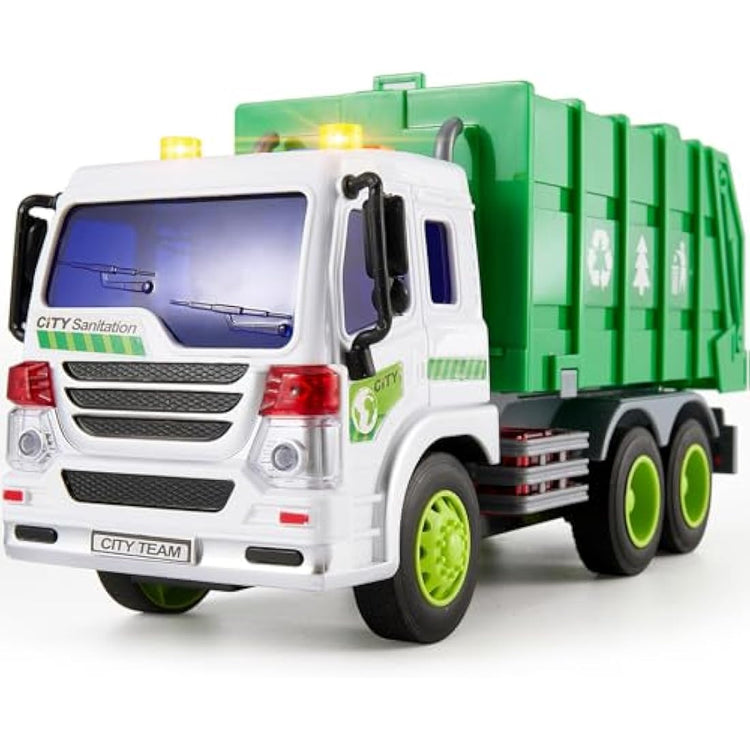 Hersity Garbage Truck Toy with Lights & Sounds | Kids Ages 3-6