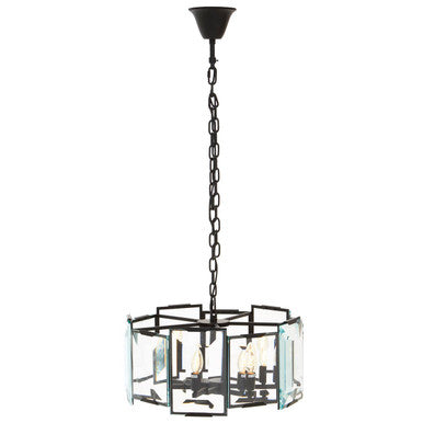 Babylon Black Small 6 Light Chandelier