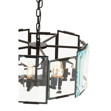 Babylon Black Small 6 Light Chandelier