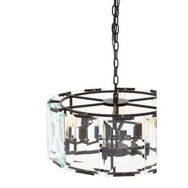 Babylon Black Medium 6 Light Chandelier
