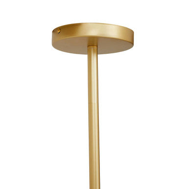 Abira Gold Finish 6 Arm Statement Pendant Light
