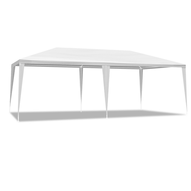 10'X20' Outdoor Party Tent with 4 Removable Sidewalls, Waterproof Canopy Patio Wedding Gazebo, White