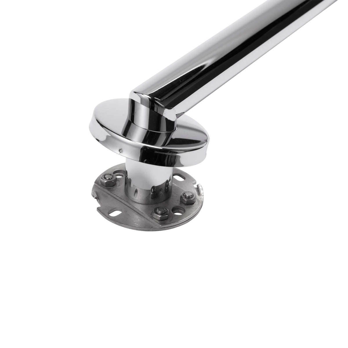 Croydex Modern Angled Safety Support Rail Stainless Steel Grab Bar for Bathroom, Chrome