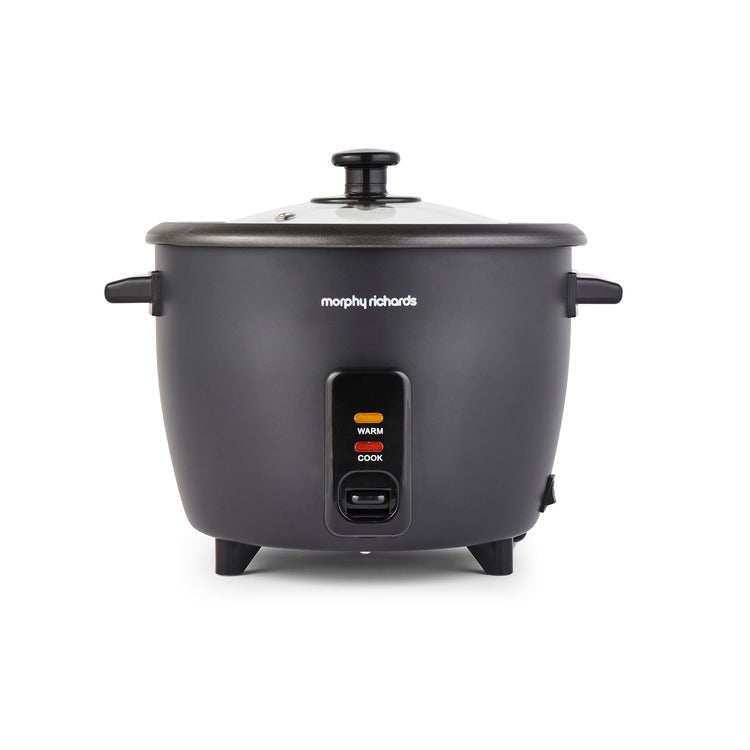 Morphy Richards Rice Cooker, 1.5L, 8 Cups, Compact, Automatic Cooking, User Friendly, Non-stick Aluminum Inner Pot, Glass Lid, Easy Clean, Keep Warm,