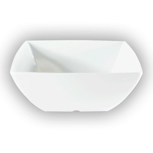 Classic Square Melamine White Bowl 2700ml / 90oz - Pack of 12