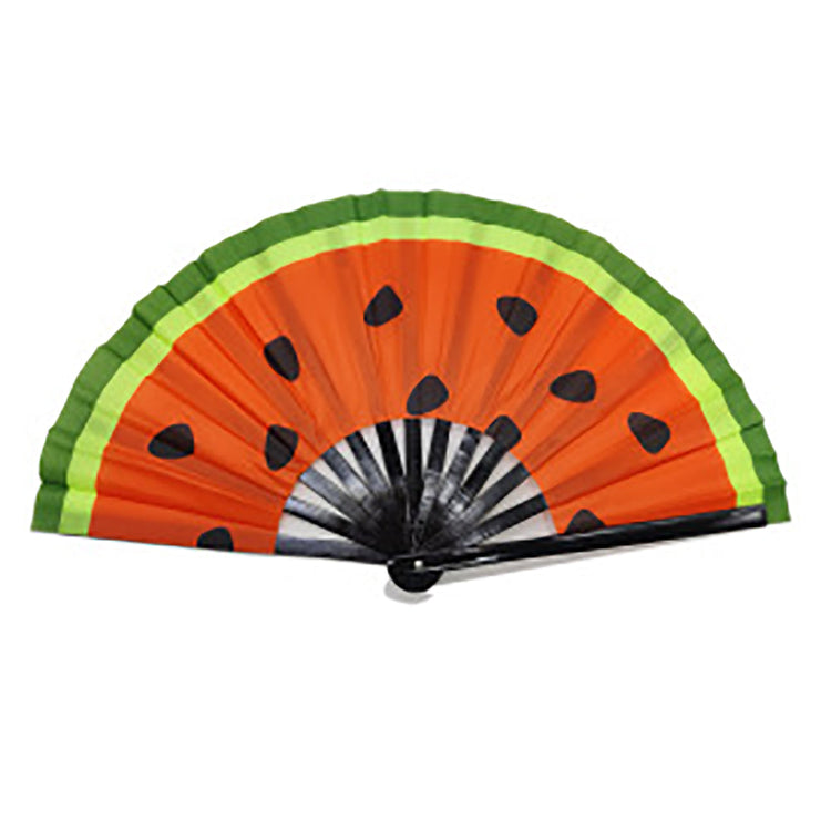 Fluorescent Printing On Bamboo Bone Fan