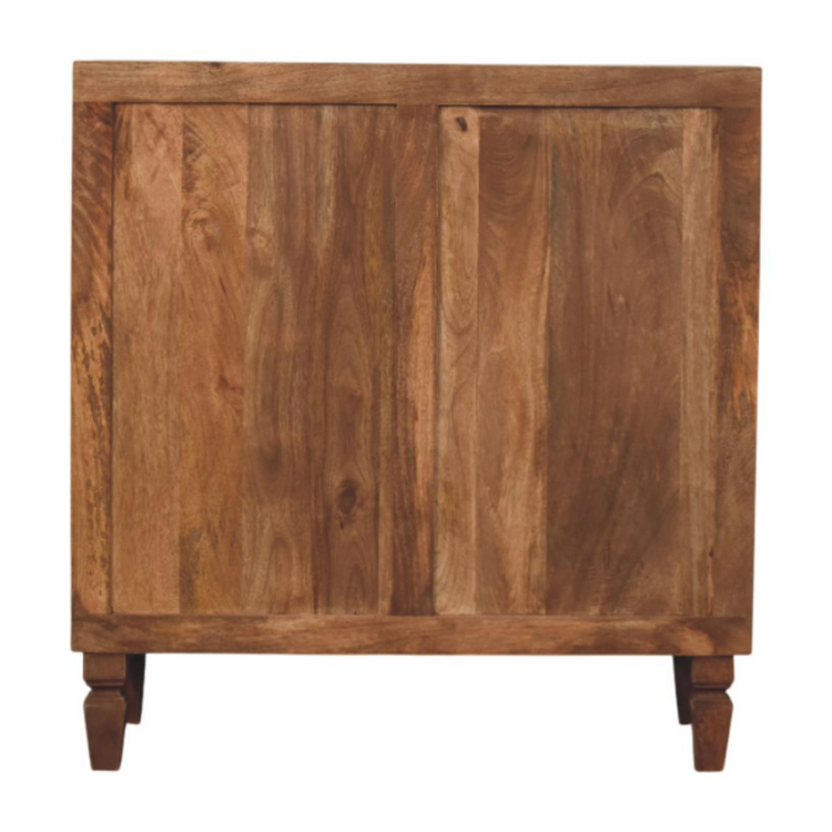 Artisan Furniture Solid Wood Arno Chest - Teak, 3 Drawers, Beige