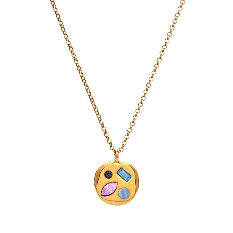 Colorful Zircon Mom Necklace December Birthday Stone Valentine's Day Gift Gifts For Moms Necklace
