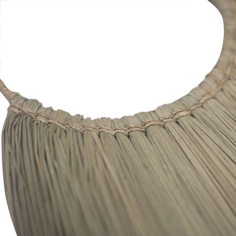 Large Seagrass Fan Wall Decor - Natural- Sale
