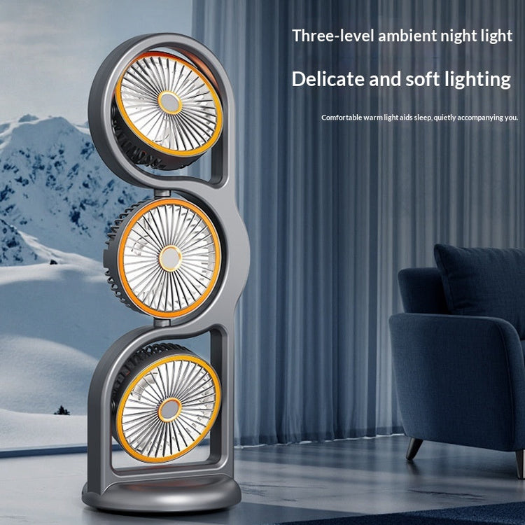 Multifunctional High-Wind-Force Three-Speed Fan With Night Light