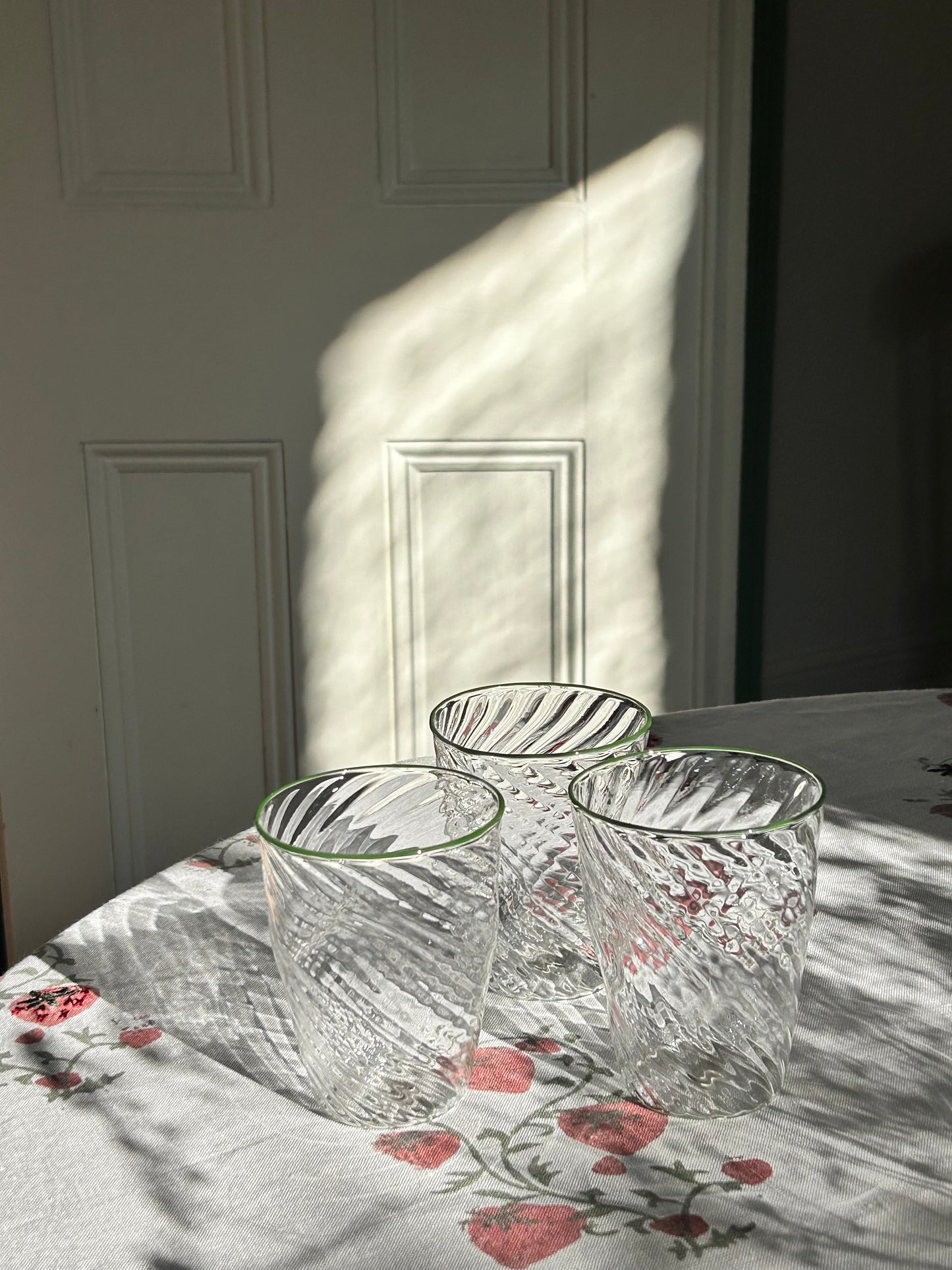 The Adrienne Venetian Tumbler in Green