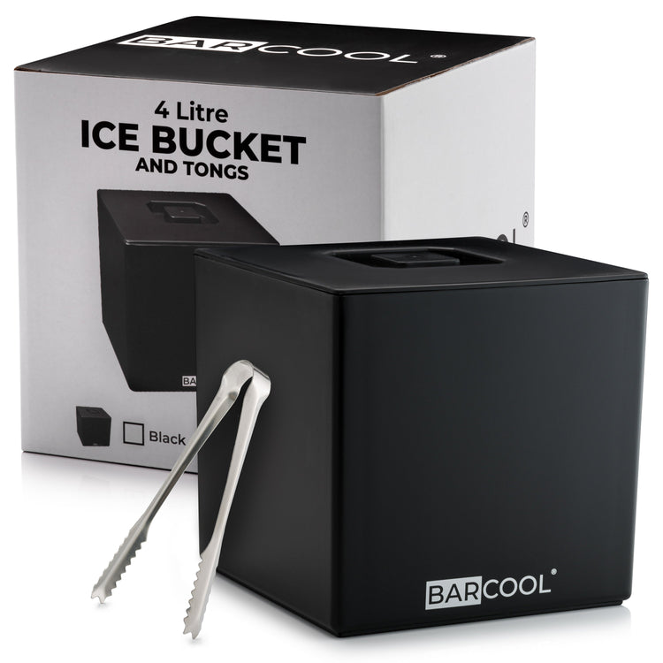 Barcool 4L Ice Bucket Square - Black