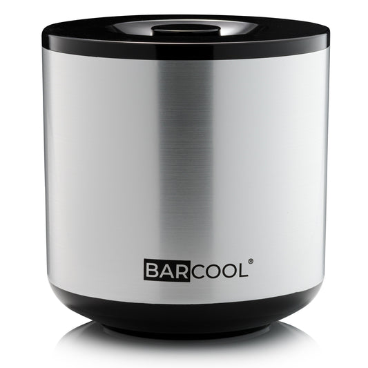 Barcool 4L Ice Bucket Round - Silver