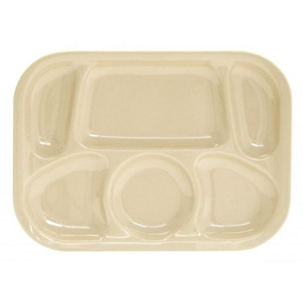 Tan Compartment Tray 330mm x 241mm - Pack Of 12