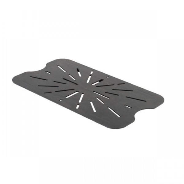 GN 1/1 Polycarbonate Gastronorm Drain Shelf Black