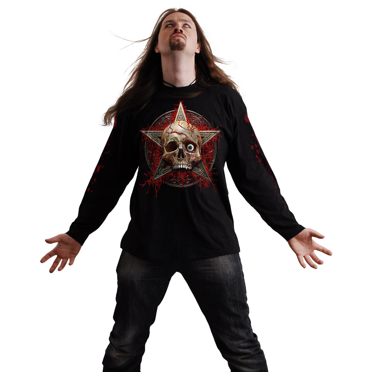 CREEPING CURSE - Longsleeve T-Shirt Black