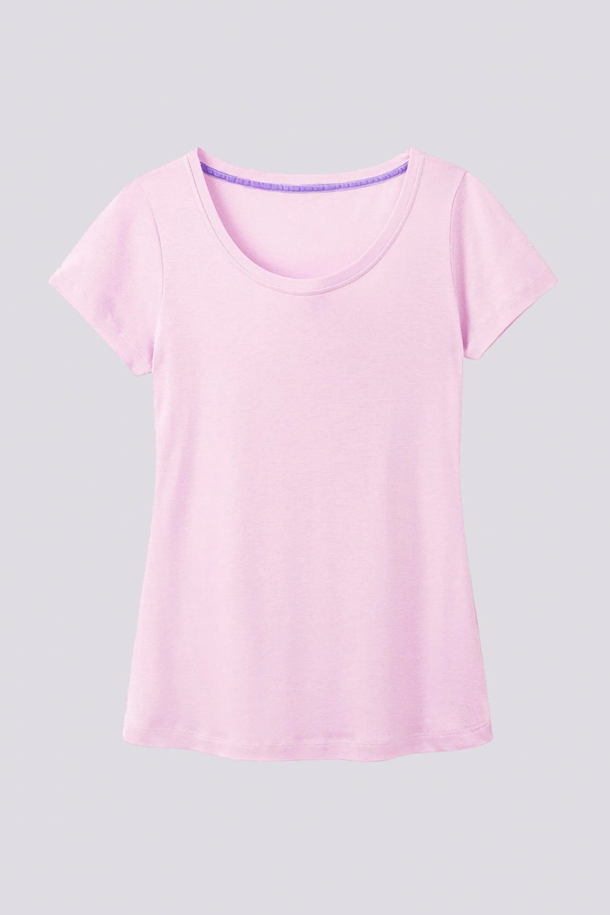 Scoop Neck Cotton Modal T-Shirt