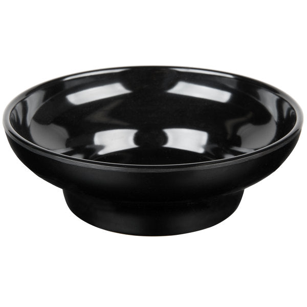 Melamine Black Salsa Dish 8oz - Dozen