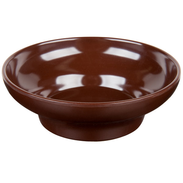 Melamine Chocolate Salsa Dish 8oz - Dozen