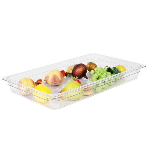 GN 1/1 Polycarbonate Gastronorm 65mm Clear