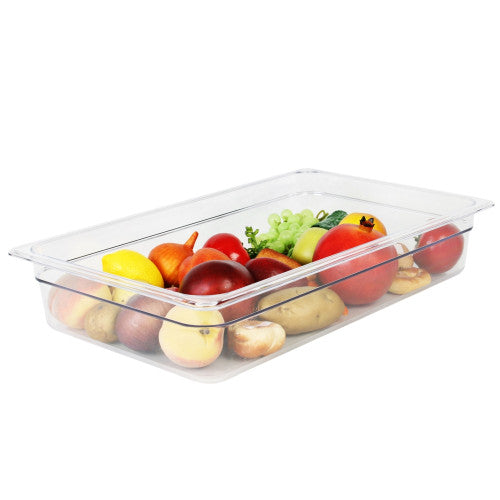 GN 1/1 Polycarbonate Gastronorm 100mm Clear