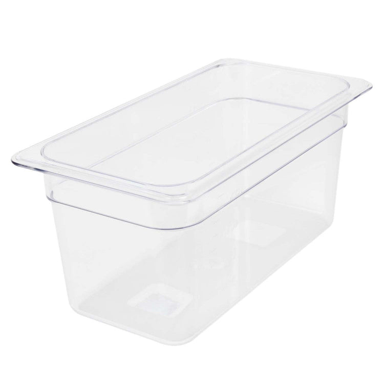 Clear Polycarbonate GN 1/3 Gastronorm Food Pan Container 150mm