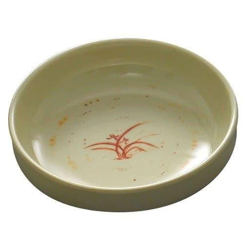 Gold Orchid Round Flat Melamine Bowl 266ml / 9oz - Pack Of 12