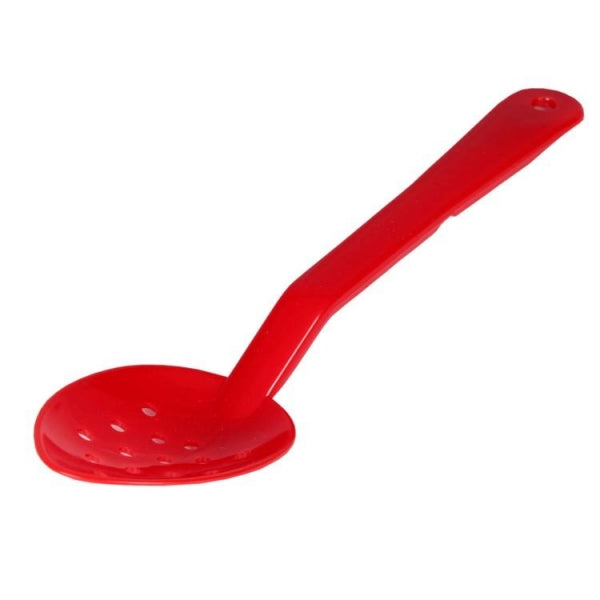 Polycarbonate Perforated Red Serving Spoon 330mm - Pack of 12