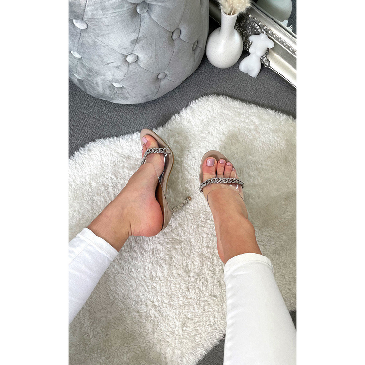 Chain Detail Heels