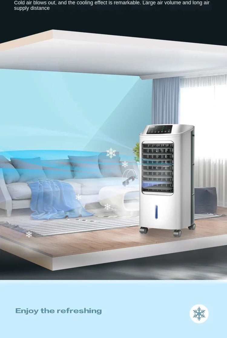 Haier Air Conditioner Fan Cooling Fan Humidification Refrigeration Bladeless Fan Household Air Conditioner Small Air Conditioner