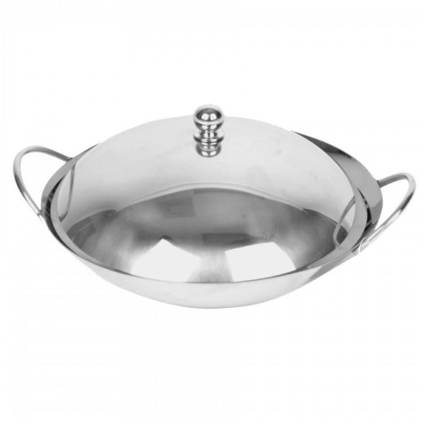 Stainless Steel Wok Serving Dish 205mm