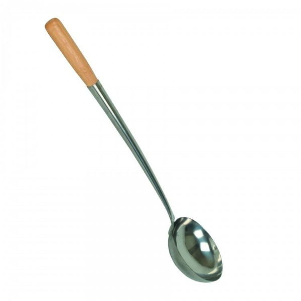 Stainless Steel Wok Ladle with Wooden Handle 235ml