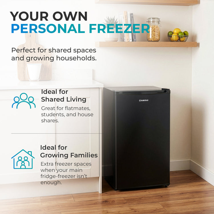 Subcold Eco90F Under Counter Freezer - Black