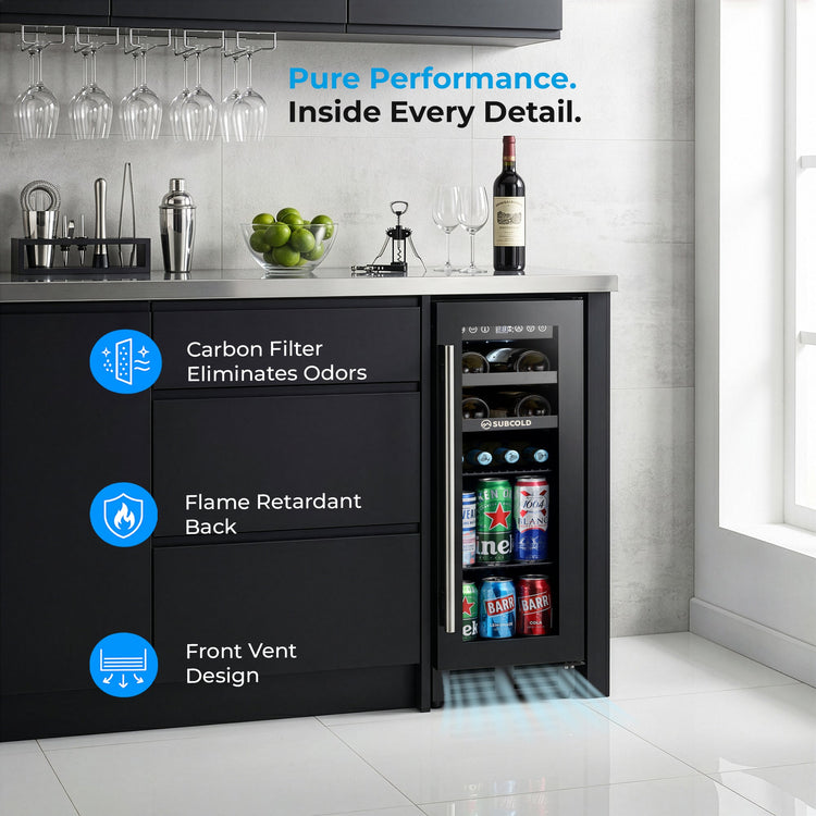 Subcold Integra30 Integrated 2 in 1 Drinks & Wine Cooler
