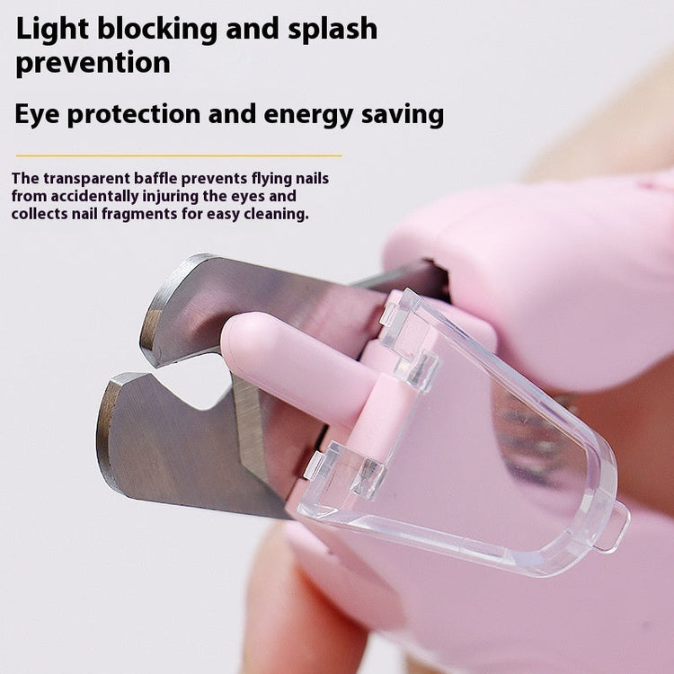 2 In 1 Pet Nail Clippers With Led Light Dog Cat Special Blood Line Scissors Multifunction Animals Paw Nail Trimmer Pet Supplies