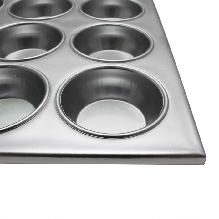 Aluminium 12 Cup Muffin Pan 104ml - 3 ½oz