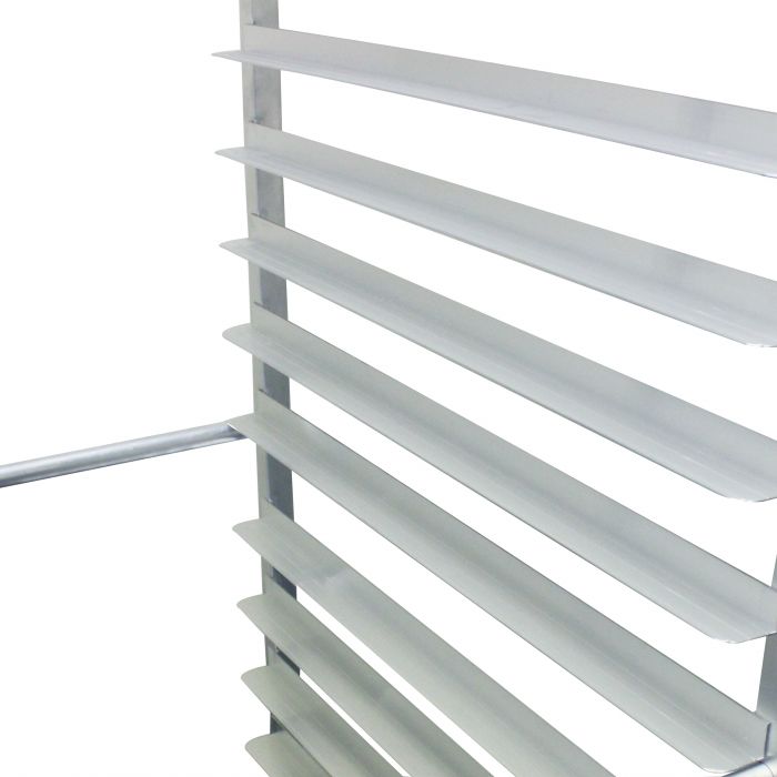 Aluminum Sheet Pan Rack Trolley - 20 Tier Trolley