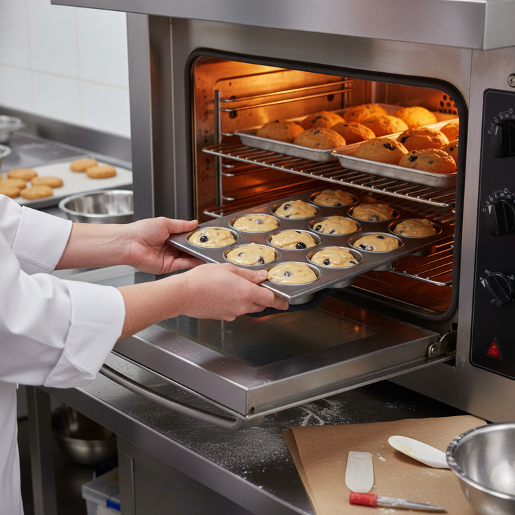 Aluminium 12 Cup Muffin Pan 104ml - 3 ½oz